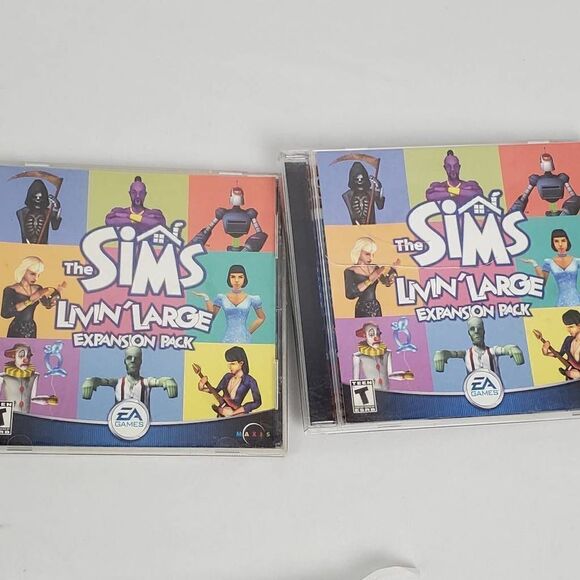 The Sims, livin' large Expansion Pack PC CD-ROM, Simulation Game, Manual and Key - Picture 3 of 4